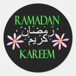 Adesivo Redondo Ramadan Kareem