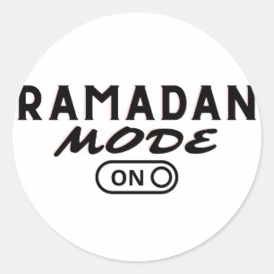 Adesivo Redondo Ramadan Mode ON -2023-
