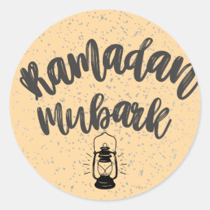 Adesivo Redondo Ramadan mubark