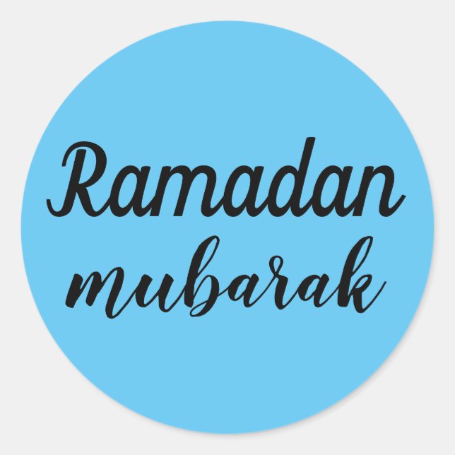 Adesivo Redondo Ramadan Stickers (Frente)
