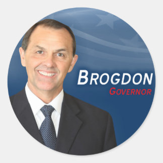Adesivo Redondo Randy Brogdon Stickers