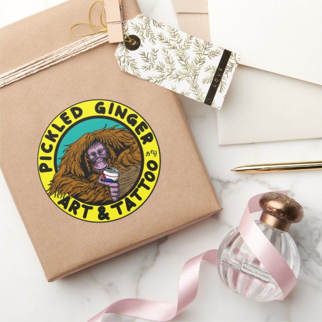 Adesivo Redondo Ranga Sticker (Presentear)