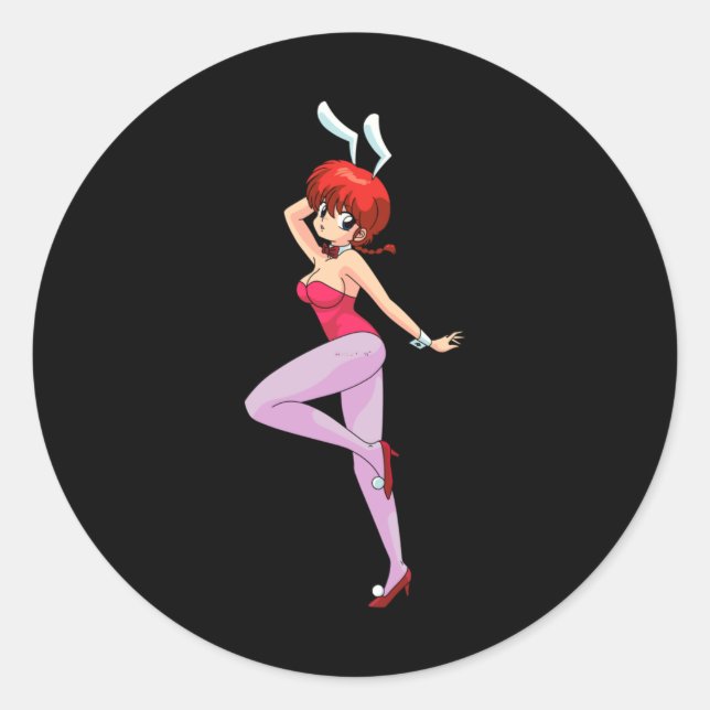 Adesivo Redondo Ranma 12-ranma Sticker (Frente)