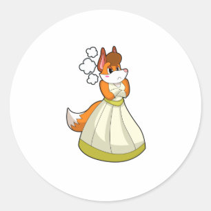 Adesivo Redondo Rapa com noiva com vestido de noiva.PNG
