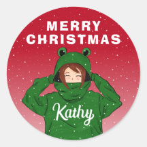 Rapariga com Sapo Verde, Natal