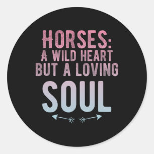 Adesivo Redondo Raparigas Cavalas Andando Mulheres Equestres Horse