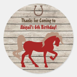 Adesivo Redondo Raparigas de Mata Vermelha e Celeiro ou Bois Anive