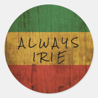 Adesivo Redondo Rasta Always Irie
