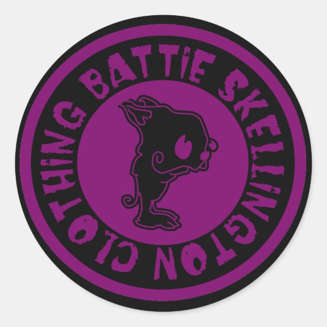 Adesivo Redondo Rat Sticker (Frente)