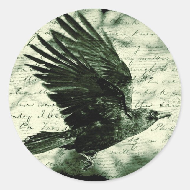 Adesivo Redondo Raven 9 (Frente)