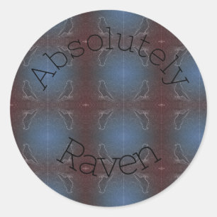 Adesivo Redondo Raven por Moonlight