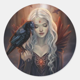 Adesivo Redondo Ravenkin