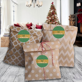 Adesivo Redondo Razzle Dazzle Natal Brilho Bolinhas de Purpurina P