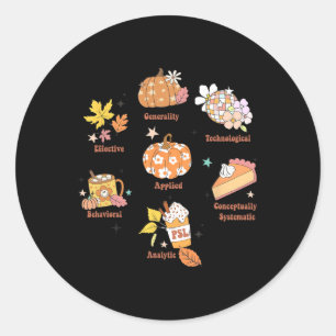 Adesivo Redondo Rbt Aby Bcby Pecs 7 Dimensões Da Terapia De Compor