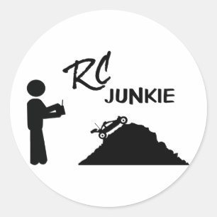 Adesivo Redondo RC Junkie