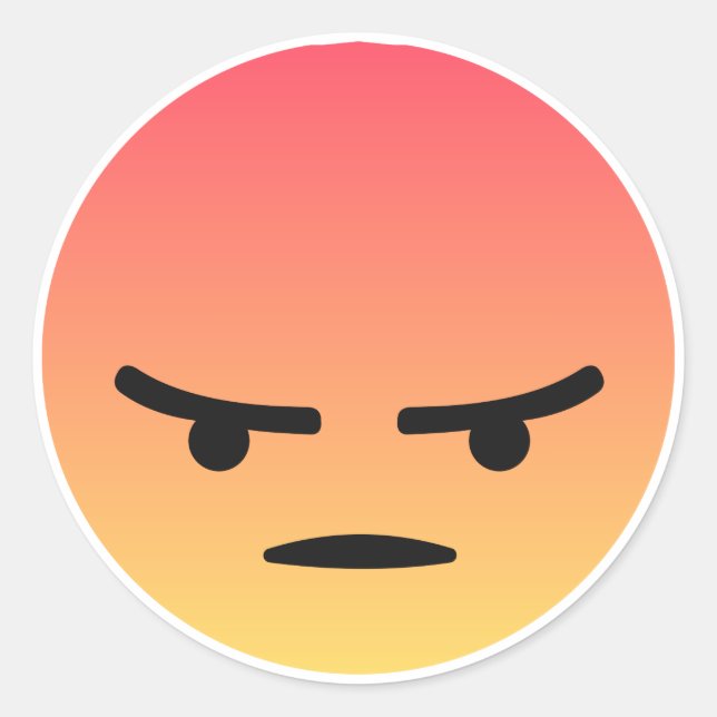 Adesivo Redondo Reação Grr (Frente)