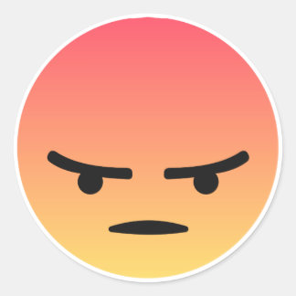 Adesivo Redondo Reação Grr