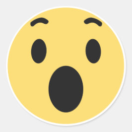 Adesivo Redondo Reação Uau