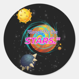 ADESIVO REDONDO REACH PARA AS ESTRELAS