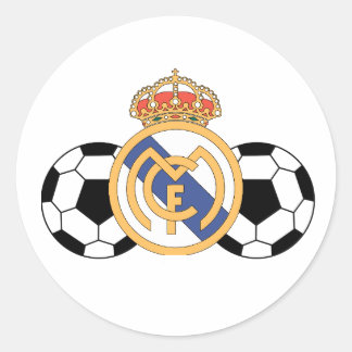 Adesivo Redondo Real Madrid sticker