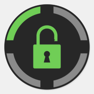 Adesivo Redondo Realização destravada