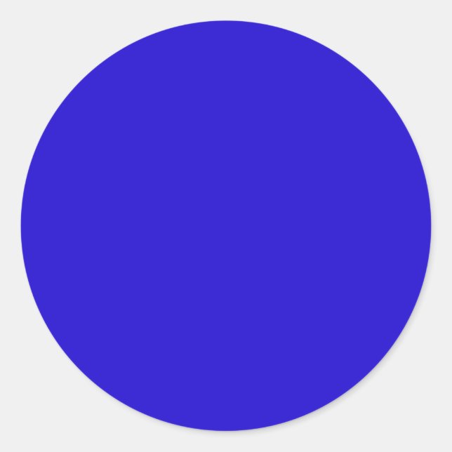 Adesivo Redondo Realmente Azul (Frente)