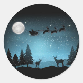 Adesivo Redondo Rebelde Adorável À Noite