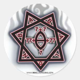 Adesivo Redondo Rebelde Jacobs Sticker