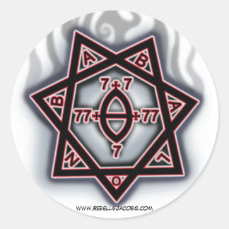 Adesivo Redondo Rebelde Jacobs Sticker