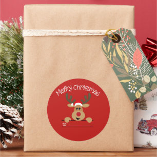 Adesivo Redondo Rebelde Vinheta Natal