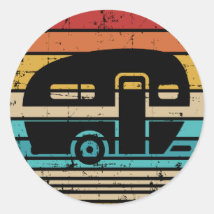 Adesivo Redondo Reboque de caravana