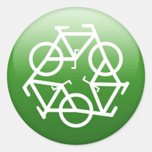 ADESIVO REDONDO RECICLAR