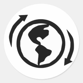 Adesivo Redondo Reciclar Agora.