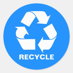 ADESIVO REDONDO RECICLAR STICKER