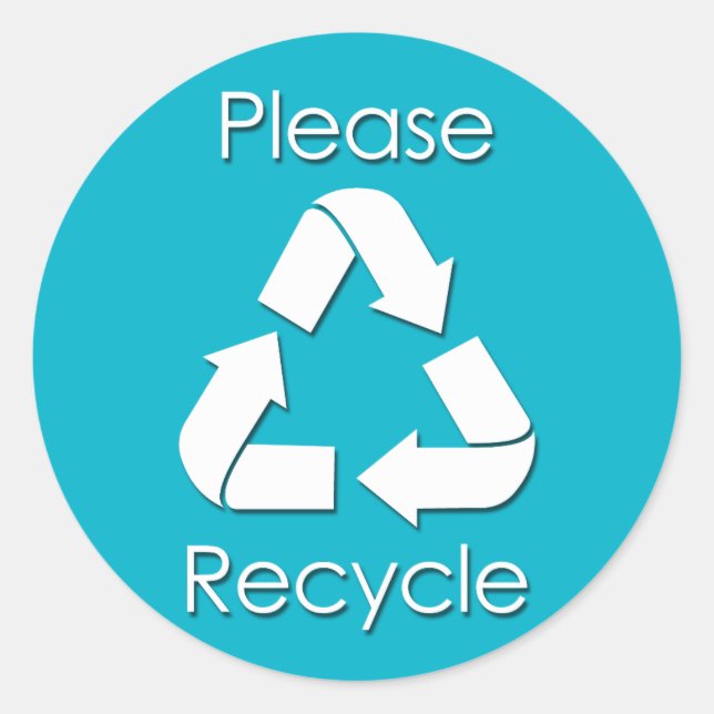 Adesivo Redondo Reciclares (Frente)
