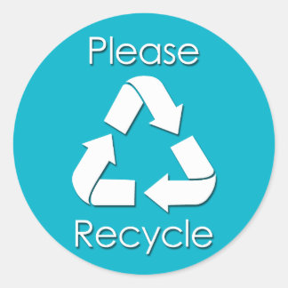Adesivo Redondo Reciclares