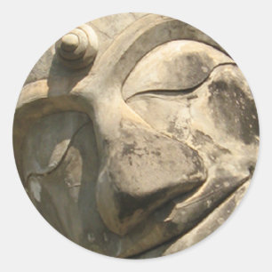 Adesivo Redondo Reclinando Buda... Nong Khai, Isan, Tailândia