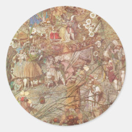 Adesivo Redondo Recolha de Fairy Feller