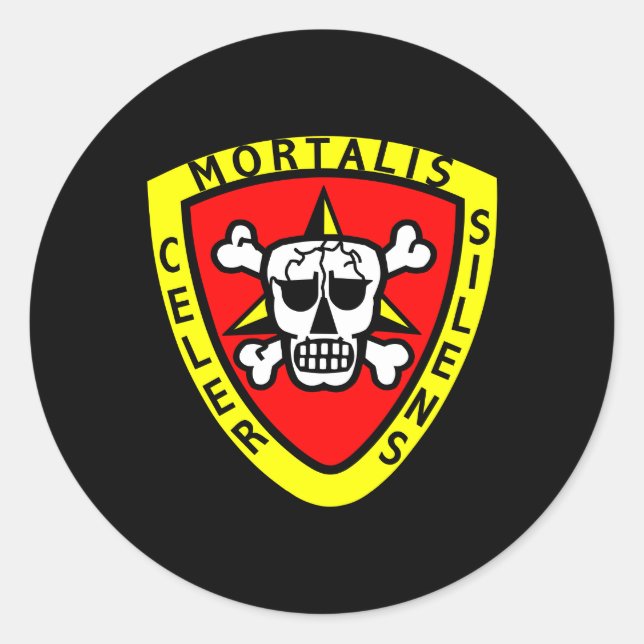 Adesivo Redondo Recon Black (Frente)