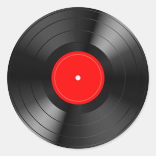 Adesivo Redondo Record_LP