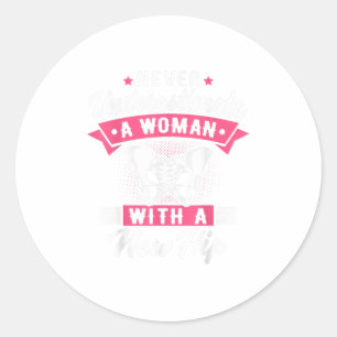 Adesivo Redondo Recov de Cirurgia de Hip de Substituição Funny