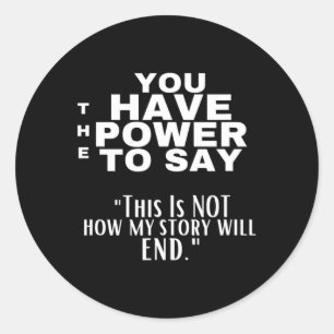 Adesivo Redondo Recuperação de Medicamentos Excesso de Dose Mês de