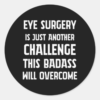 Adesivo Redondo Recuperação de Sobrevivência do Guerreiro de Cirur