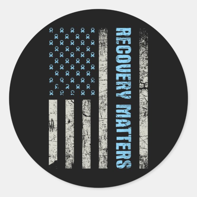 Adesivo Redondo Recuperação S - Sobriety Anniversário Sober Aa Na (Frente)