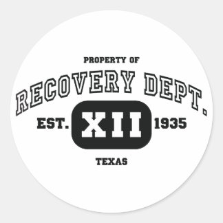 Adesivo Redondo Recuperação TEXAS