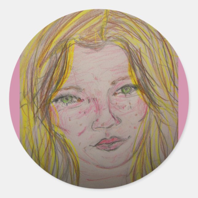 Adesivo Redondo recursos de modelo (Frente)