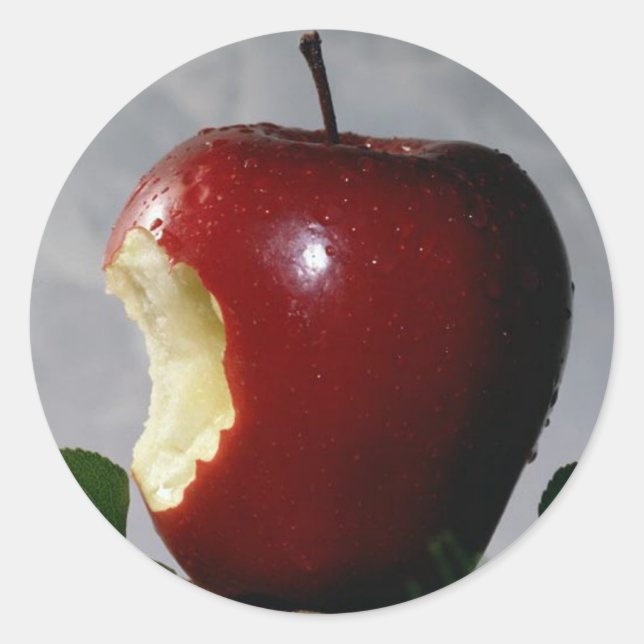 Adesivo Redondo Red Delicious (Frente)