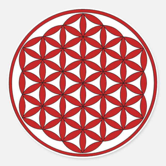 Adesivo Redondo Red FOL (Frente)