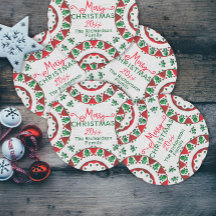 Red Green Nordic Foley Motifs No Linen Christmas