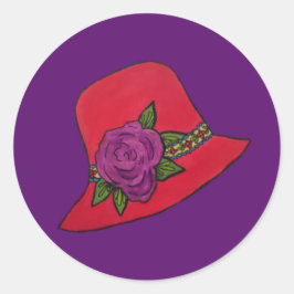 Adesivo Redondo Red Hat